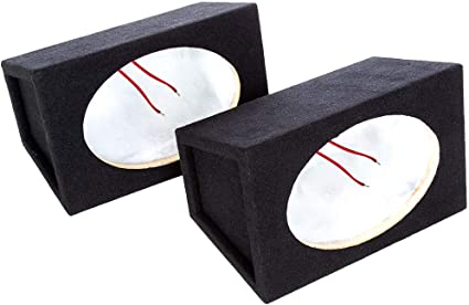 Atrend Bbox SC6x9PRB Pair of 6” x 9” Pro Audio Tuned Speaker Enclosures, Black