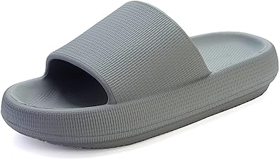 BRONAX Cloud Slippers for Women and Men Pillow Slippers Bathroom Sandals Cushioned Thick Sole