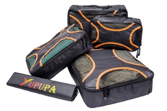 Yupupa Travel Packing Cubes 6 piece Set with Laundry Bag