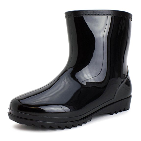 Men's 8 Inch Short Four-Season Rain / Work Boots (Adults)