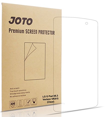 LG G Pad X8.3 Screen Protector (Verizon 4G LTE LG G Pad X8.3 VK815) - JOTO Ultra HD Crystal Clear (Invisible) Screen Protector Film Guard for LG G Pad X8.3 (Verizon), with (3 Pack)