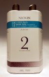 Nioxin System 2 Cleanser and Scalp Therapy Duo Natural Hair Noticeably Thinning 338 oz 1 Liter