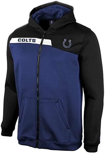 Indianapolis Colts Youth Resilient Unbreakable Full Zip Hoody (S) Blue