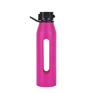 Takeya Classic Flip Cap Bottle, 22-Ounce, Fuchsia