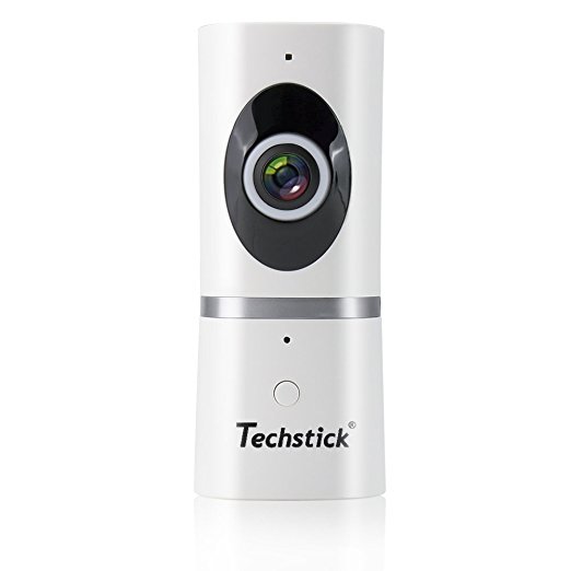 Techstick Wireless Security Wifi Camera / Smart Baby Monitor / Surveillance Security Camera with Call Button, Night Vision, Record Video, Two-way Audio, Motion Detection, Alert messages for iOS Android Smartphone