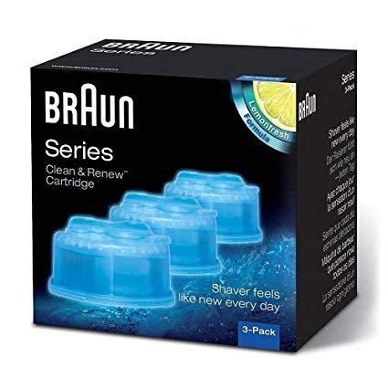 Braun Clean and Renew Refill Cartridges CCR, 3 Pack