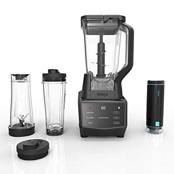 SharkNinja Ninja Smart Screen Duo Technology in Black (CT661V) Countertop Blender with Freshvac, 72 oz