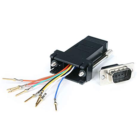 StarTech.com DB9 to RJ45 Modular Adapter - M/F - Serial adapter - DB-9 (M) to RJ-45 (F) - GC98MF