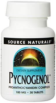 Source Naturals Pycnogenol 100mg, Antioxidant & Anti-Inflammatory Complex - 30 Tablets