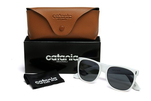 Catania Occhiali ® Polarised Sunglasses - Mens / Womens Wayfarer Style - Polarised Lenses with Case Included