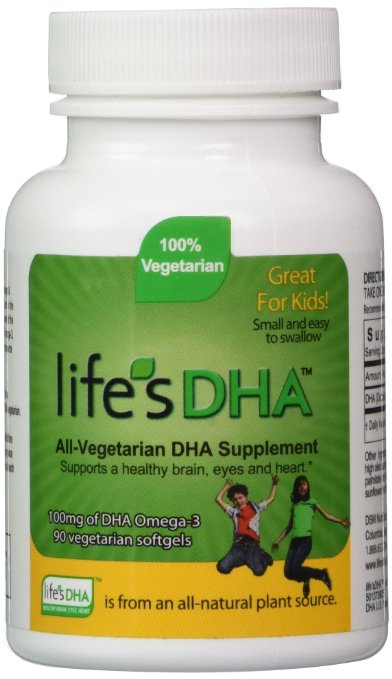 Martek Life's DHA Omega-3 DHA 100mg 90 All-vegetarian Softgels Kids