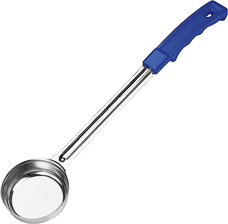 Winco FPSN-2 Portioning Spoon, 2 Ounce, Blue