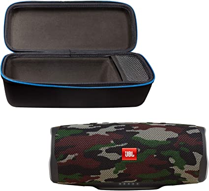 JBL Charge 4 Portable Waterproof Wireless Bluetooth Speaker Bundle with divvi! Charge 4 Protective Hardshell Case - Camouflage