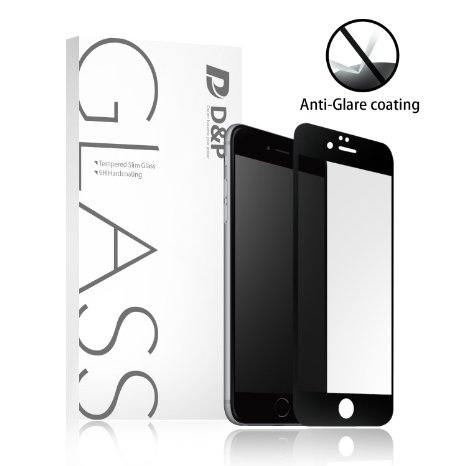 D&P Tempered Glass Anti Glare / Matte Screen Protector for Apple iPhone 6 / 6s - Black