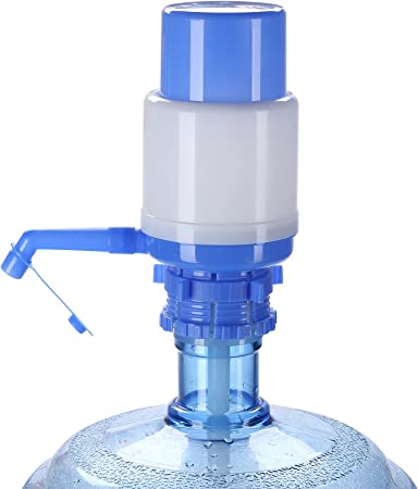 Aketek Drinking Water Hand Press Pump for Bottled Water Dispenser 5-6 Gal Home Office