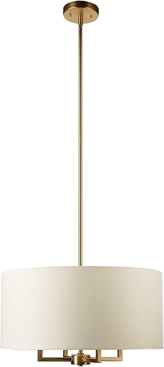 Globe Electric 60340 Emery Pendant Lighting, Matte Brass