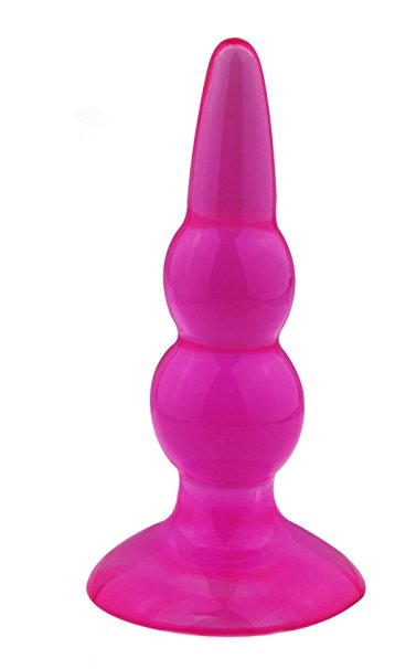 Pink Silicone Bulbs Probe Anal Pleasure Butt Plug - Anal Sex Toy for Men and Women