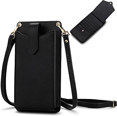 RONSIN Small Crossbody Cell Phone Purse Wallet for Women, Mini Shoulder Bag with RFID Credit Card Slots