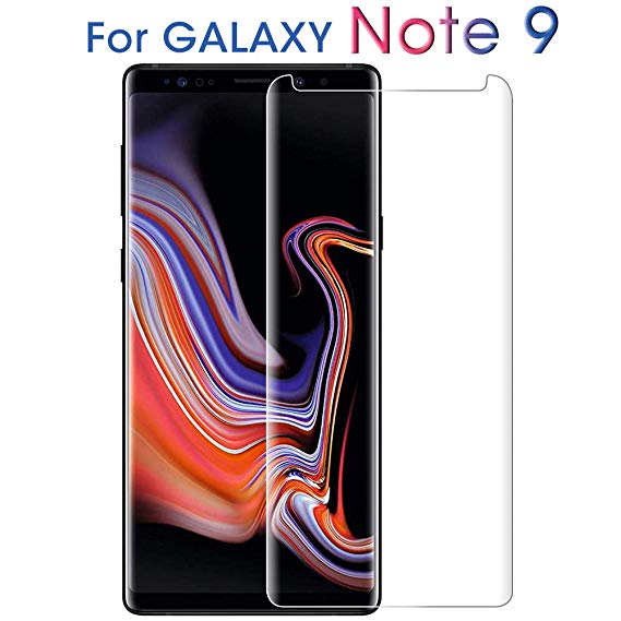 AMOVO Screen Protector for Galaxy Note 9 [Full Coverage] Samsung Galaxy Note 9 Screen Protector Tempered Glass [Ultra Clear] 9H Hardness Glass Protector for Samsung Note 9 (Clear)