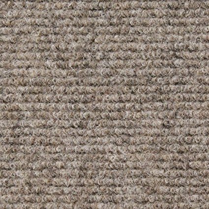 Indoor/Outdoor Carpet with Rubber Marine Backing - Brown 6' x 20' - Several Sizes Available - Carpet Flooring for Patio, Porch, Deck, Boat, Basement or Garage