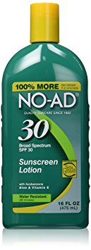NO-AD Broad Spectrum SPF 30 Sunscreen Lotion, 16 Fl. Oz.
