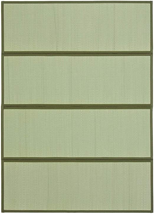 MIINA Japanese Traditional Igusa (Rush Grass) Tatami Mattress, Japanese Floor Mattress,(61”x78”) Queen, Natural