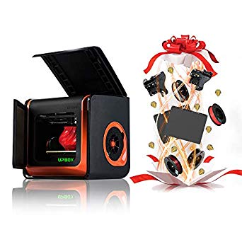 Big Sales Tiertime UP Box  3D Printer, Free Value Pack Included, 50 Micron Resolution, ABS,Nylon,PC,Polymer Composite/PLA, PETG,TPU, Fully Enclosed,WiFi,HEPA Filtration