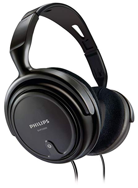 Philips SHP2000 - Adjustable Over-Ear Stereo Corded Audio Headphones