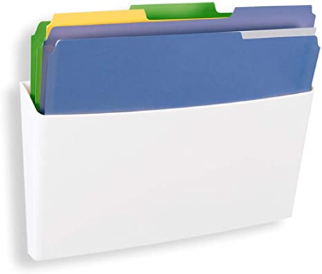 GlasMag Magnetic File Holder Tray. Powerful Neodymium Magnets Hold 200  Sheets of Paper to Glass Whiteboards or Any Other Magnetic Surface