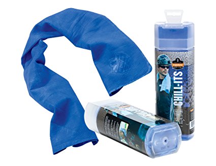 Ergodyne Chill-Its 6602 Evaporative Cooling Towel, Blue