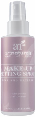 Art Naturals Makeup Setting Spray 4.0 oz Long Lasting / All Day Extender - All Natural with Aloe Vera