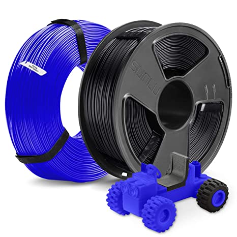 SUNLU Filament 1.75mm PETG 3D Printer Filament PETG MasterSpool Filament 2KG PETG Black Blue