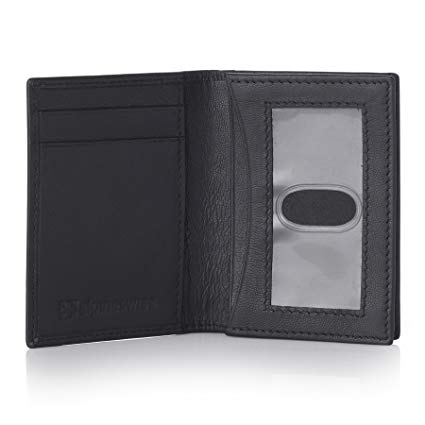 Alpine Swiss RFID Business Card Case ID Wallet