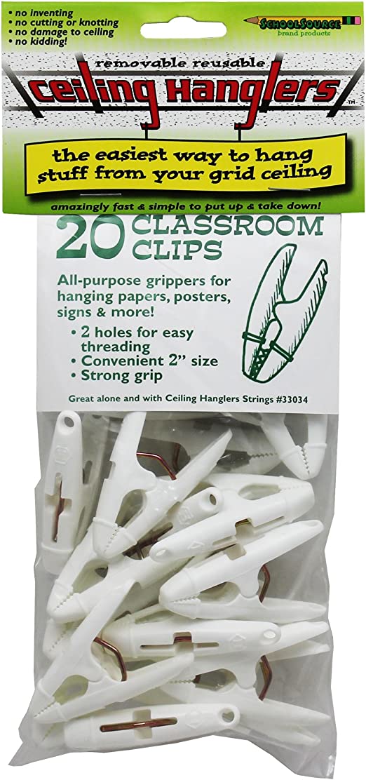 Stikkiworks The Co. STK33036 Classroom Clips Classroom Accessories