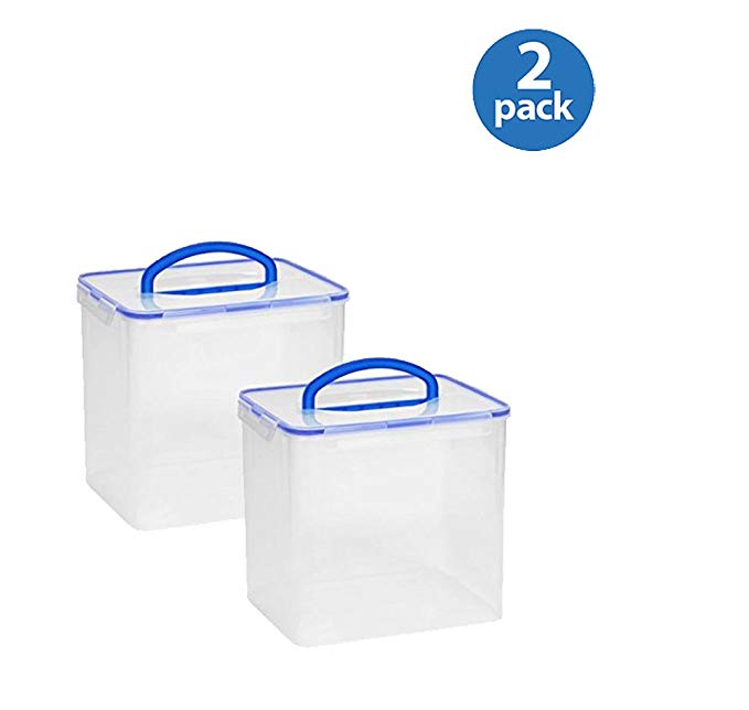 Airtight With Handle Large 40 Cup 10X8X9 (Pack of 2)