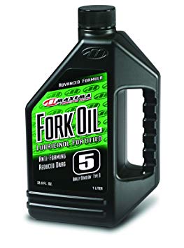 Maxima 54901 5WT Standard Hydraulic Fork Oil - 1 Liter Bottle