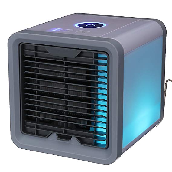 8W 12V USB Mini Summer Arctic Space Cooler Air Cooling Equipment Air Conditioner Home Office LED