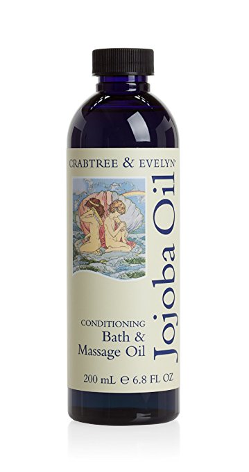 Crabtree & Evelyn Conditioning Bath and Massage Oil, Jojoba Oil, 6.8 fl. oz.