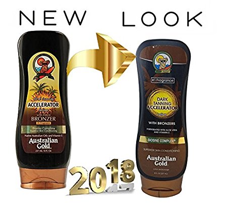 Australian Gold Dark Tanning Accelerator w/Bronzers, 8 fl oz