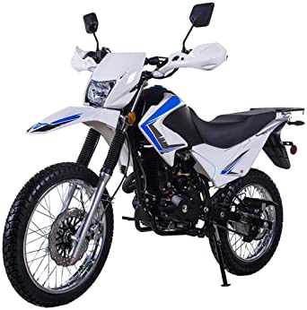 X-PRO 250 Motorcycle Scooter Gas Moped Scooter 229cc Adults Motorcycle Street Scooter，White