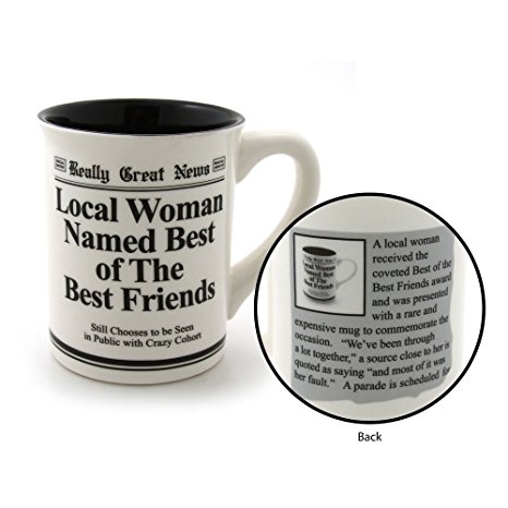 Our Name is Mud 4032430 Rgnew Mug Best Friends, Multi Color