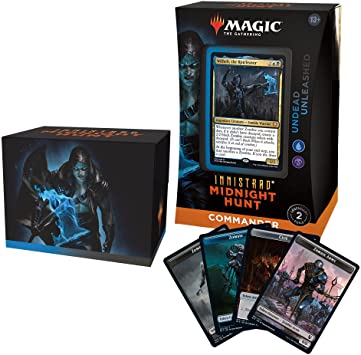 Magic: The Gathering Innistrad: Midnight Hunt Commander Deck – Undead Unleashed (Blue-Black)