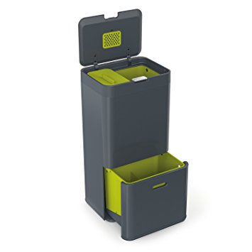 Joseph Joseph Intelligent Waste Totem Bin, 60 L - Graphite