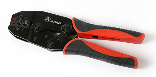 Professional Ratcheting Wire Terminal Crimper Tool |ARES 70005|The Perfect Crimp Every Time for 10 thru 22 Gauge Insulated & Weather Proof Terminals