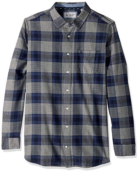 Original Penguin Men's Big Tall Flannel Plaid Shirt