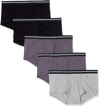 Amazon Essentials Men's Tag-Free Cotton Briefs Underwear, Pack of 7