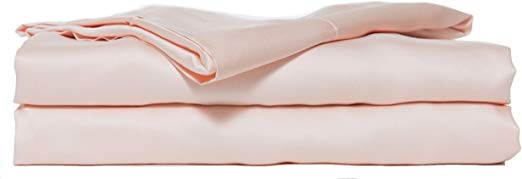 Hotel Sheets Direct Luxury 100% Bamboo King Pillowcase Set - Eco-Friendly, Hypoallergenic, Wrinkle Resistant. Bamboo 2-Piece King Pillowcase Set (2 King Pillowcases, Pure Peach Puree)