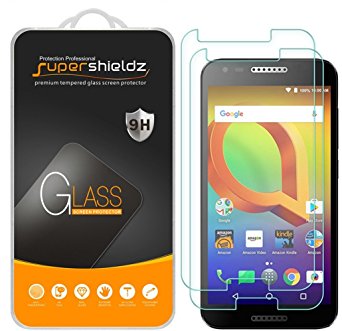 [2-Pack] Supershieldz for Alcatel Kora Tempered Glass Screen Protector, Anti-Scratch, Bubble Free, Lifetime Replacement Warranty