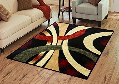 Premium Quality Area Rugs In Size 5x7, 8x10 by MSRUGS Made From Turkey with Classy Traditional Designs & Patterns Perfect for Indoor, Home & Kitchen -A Great Home Decor Idea (Clearance)