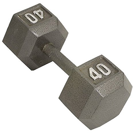 CAP Barbell Solid Hex Dumbbell, Single